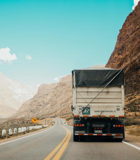 WORK Truck on highway by Rodrigo Abreu